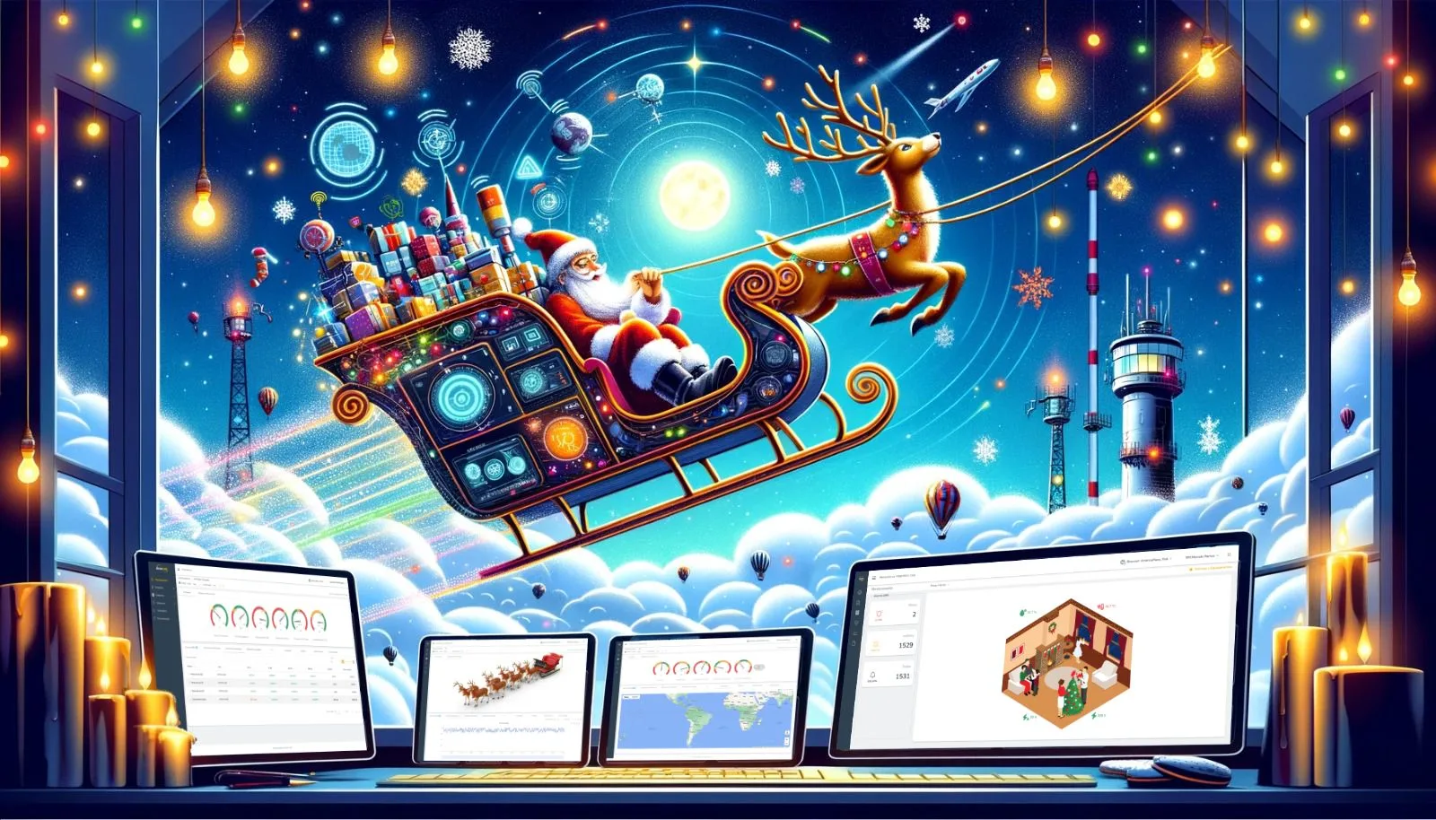 Above-Net e Papai Noel firmam parceria inovadora