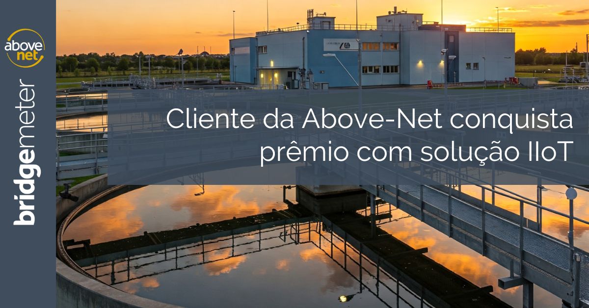 Cliente Above-Net en el premio de conquista del área de saneamiento con solución iiot